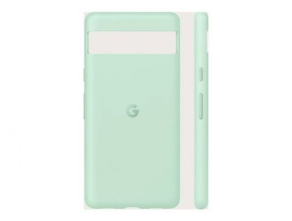 Google - Back cover for mobile phone - silicone, plastic, aluminium, polycarbonate - seafoam - for Pixel 7a
