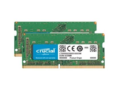 Crucial - DDR4 - kit - 32 GB: 2 x 16 GB - SO-DIMM 260-pin - 2400 MHz / PC4-19200 - CL17 - 1.2 V - unbuffered - non-ECC - for Apple iMac with Retina 5K display (Mid 2017)
