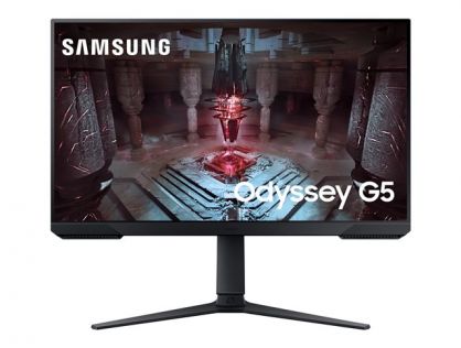 Samsung Odyssey G5 S32CG510EU - G51C Series - LED monitor - gaming - 32" - 2560 x 1440 QHD @ 165 Hz - VA - 300 cd/m² - 3000:1 - HDR10 - 1 ms - 2xHDMI, DisplayPort - black