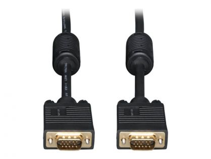 Eaton Tripp Lite Series VGA High-Resolution RGB Coaxial Cable (HD15 M/M), 10 ft. (3.05 m) - VGA cable - 3 m