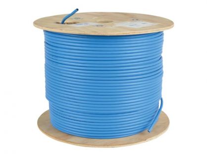 Eaton Tripp Lite Series Cat5e 350 MHz Stranded-Core (UTP) PVC Bulk Ethernet Cable - Blue, 1000 ft. (304.8 m), TAA - bulk cable - 304.8 m - blue