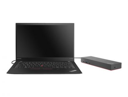 ThinkPad Hybrid USB-C with USB-A Dock includes power cable. For EU.