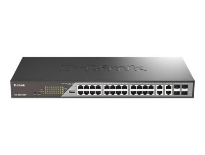 D-Link DSS 200G-28MP - switch - 24 ports - Managed - rack-mountable