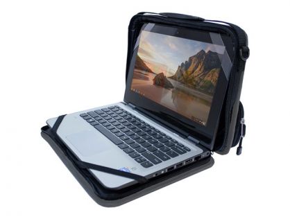 OtterBox OtterShell Always-on Notebook Case With Pocket - Notebook carrying case - 11" - grey, black