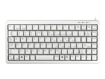 CHERRY Compact-Keyboard G84-4100 - keyboard - QWERTY - US - light grey Input Device
