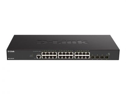 D-Link DXS 1210-28T - Switch - smart - 24 x 10GBase-T + 4 x 25 Gigabit SFP28 - rack-mountable