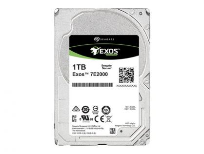 Seagate Exos 7E2000 ST1000NX0333 - Hard drive - 1 TB - internal - 2.5" SFF - SAS 12Gb/s - nearline - 7200 rpm - buffer: 128 MB