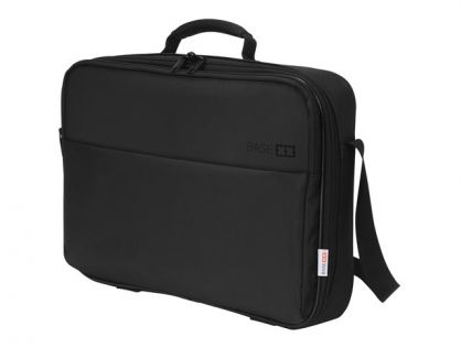 DICOTA BASE XX Multi Laptop Bag 17.3" Black. Lockable notebook compartment. Padding all around laptop compartment for extra protection. Comfortable carrying handle and adjustable shoulder strap. Clamshell style. 5 year warranty. Bag suitable for laptop si