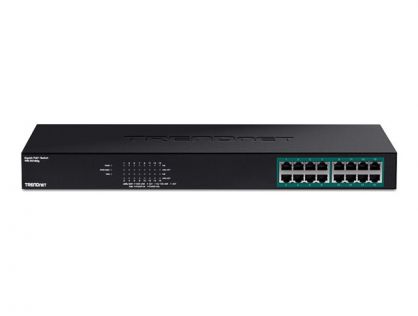 TRENDnet TPE TG160G - switch - 16 ports - rack-mountable - TAA Compliant