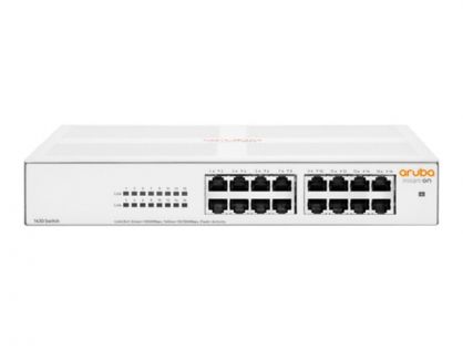HPE Networking Instant On 1430 16G Class4 PoE 124W Switch - Switch - unmanaged - 16 x 10/100/1000 (PoE Class 4) - desktop, rack-mountable, wall-mountable - PoE (124 W) - BTO