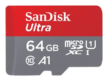 SanDisk Ultra - flash memory card - 64 GB - microSDXC UHS-I