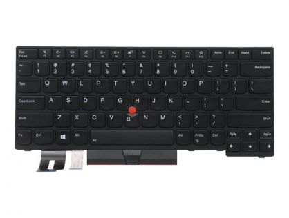 Primax - notebook replacement keyboard - with Trackpoint - English - black Input Device
