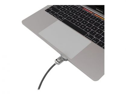 Compulocks Ledge Lock Adaptor for MacBook Pro 13" M1 & M2 with Keyed Cable Lock - security slot lock adapter