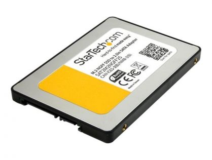 StarTech.com M.2 (NGFF) SSD to 2.5in SATA III Adapter - Up to 6 Gbps - M.2 SSD Converter to SATA with Protective Housing (SAT2M2NGFF25) - storage controller - SATA 6Gb/s - SATA