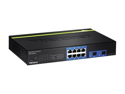 8-PORT GIGABIT WEB SMART SWITCH W/ 2 SHARED SFP SLOTS