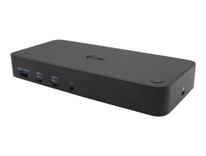 i-Tec - docking station - USB-C / Thunderbolt 3 - 3 x HDMI, 2 x DP - 1GbE