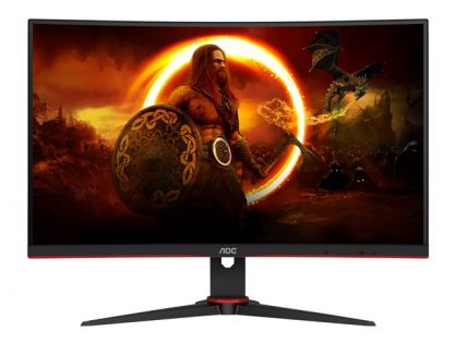 AOC Gaming C27G2ZE/BK - LED monitor - curved - Full HD (1080p) - 27"