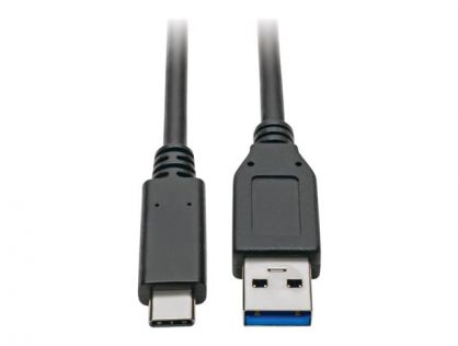 Eaton Tripp Lite Series USB-C to USB-A Cable (M/M), USB 3.2 Gen 2 (10 Gbps), USB-IF Certified, Thunderbolt 3 Compatible, 3 ft. (0.91 m) - USB-C cable - 24 pin USB-C to USB Type A - 91.4 cm
