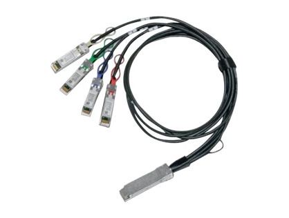 NVIDIA LinkX 100GbE to 4x25GbE Direct Attach Copper Splitter Cable - 100GBase direct attach splitter - 2.5 m