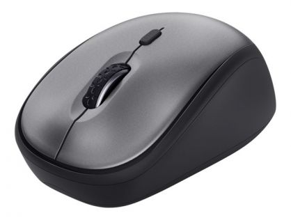 Trust Yvi Plus - mouse - silent - 2.4 GHz - black