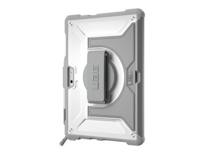 UAG Case for Surface Go 3/Go 2/Go [10.5-in] w/ HS & SS - Plasma White/Grey - back cover for tablet