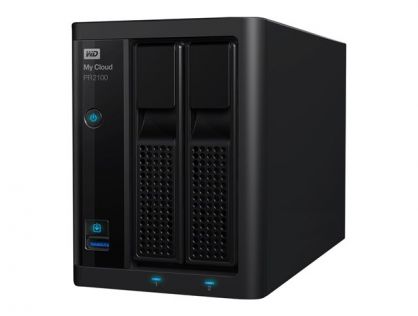 WD My Cloud PR2100 WDBBCL0280JBK - Pro Series - NAS server - 2 bays - 28 TB - HDD 14 TB x 2 - RAID RAID 0, 1, JBOD - RAM 4 GB - Gigabit Ethernet