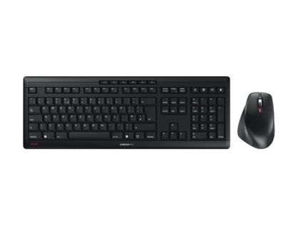 CHERRY STREAM DESKTOP COMFORT - keyboard and mouse set - 100% full size - QWERTY - UK - black grey Input Device