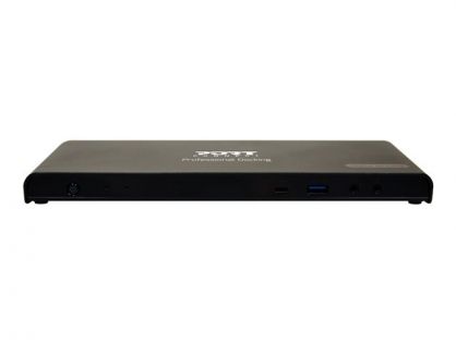 PORT connect DOCKING TYPE C OFFICE 3 X 4K - docking station - USB-C / USB 3.0 - 1GbE