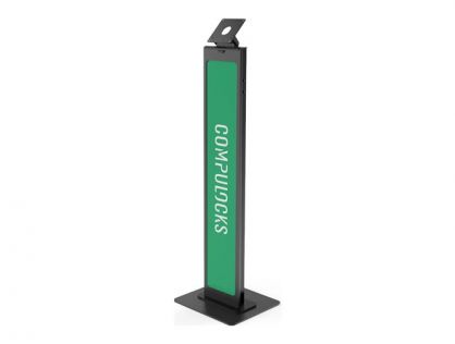 Compulocks VESA Brandable Floor Stand - Stand - for tablet - aluminium - black - mounting interface: VESA - floor-standing