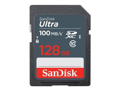 SanDisk Ultra - Flash memory card - 128 GB - UHS Class 1 / Class10 - SDXC UHS-I