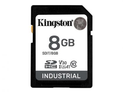8GB SDHC INDUSTRIAL C10 -40C TO 85C UHS-I U3 V30 A1 PSL