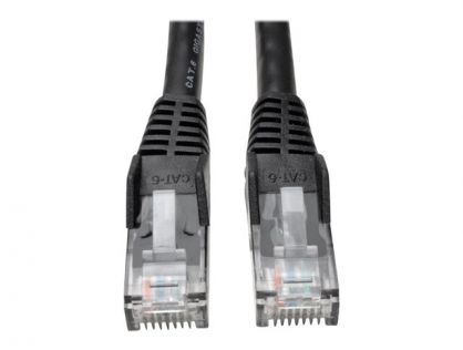 Eaton Tripp Lite Series Cat6 Gigabit Snagless Molded (UTP) Ethernet Cable (RJ45 M/M), PoE, Black, 25 ft. (7.62 m) - patch cable - 7.62 m - black