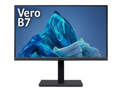 Acer Vero B277U Ebmiiprzxv - B7 Series - LED monitor - 27" - 2560 x 1440 WQHD @ 100 Hz - IPS - 350 cd/m² - 1000:1 - HDR10 - 4 ms - 2xHDMI, DisplayPort - speakers - black