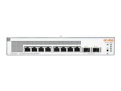 HPE Networking Instant On 1930 8G Class4 PoE 2SFP 124W Switch - Switch - L3 - Managed - 8 x 10/100/1000 (PoE) + 2 x Gigabit SFP - rack-mountable - PoE (124 W)