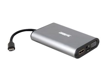 STATION MOBILE USB-C 1X RJ45 PASS THRU 60WATTS