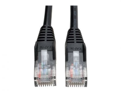Eaton Tripp Lite Series Cat5e 350 MHz Snagless Molded (UTP) Ethernet Cable (RJ45 M/M), PoE - Black, 10 ft. (3.05 m) - patch cable - 3 m - black