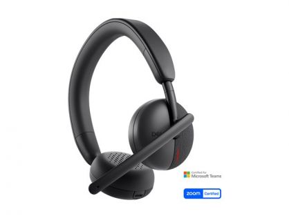 Dell Wireless Headset WL3024 - Headset - on-ear - Bluetooth - wireless - Certified for Microsoft Teams, Zoom Certified