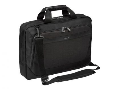 Targus CitySmart Slimline Topload - Notebook carrying case - 14" - 15.6" - black, grey
