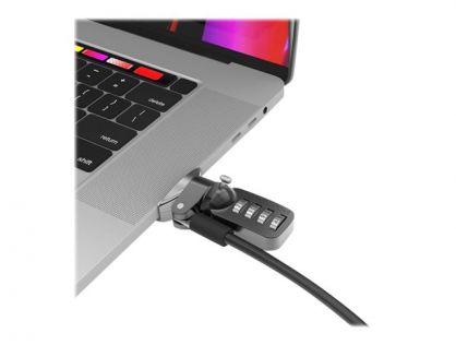 Compulocks Ledge Lock Adapter for MacBook Pro 16" (2019) with Combination Cable Lock - security slot lock adapter