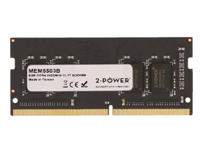 2-Power - DDR4 - module - 8 GB - SO-DIMM 260-pin - 2400 MHz / PC4-19200 - CL17 - 1.2 V - unbuffered - non-ECC