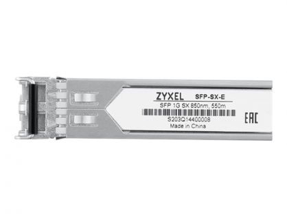 Zyxel SFP-SX-E - SFP (mini-GBIC) transceiver module - 1GbE - 1000Base-SX - LC multi-mode - up to 550 m - 850 nm (pack of 10)
