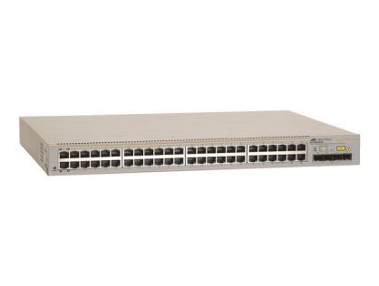 Allied Telesis AT GS950/48 WebSmart Switch - Switch - Managed - 48 x 10/100/1000 + 4 x shared SFP - desktop