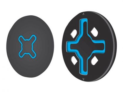 Mobilis U.FIX SecureLock Kit - adhesive base for mobile phone, tablet, holder