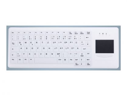 Active Key MedicalKey AK-C4400 - Keyboard - with touchpad - wireless - RF - UK - white