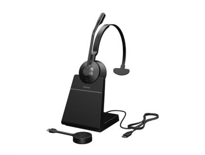 Jabra Engage 55 SE Mono - Headset - on-ear - DECT - wireless - USB-C via DECT adapter - UC certified