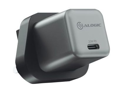 ALOGIC Rapid Power 1X20 power adapter - 24 pin USB-C - 20 Watt