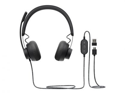 Logitech Zone Wired MSFT Teams - headset - USB-C
