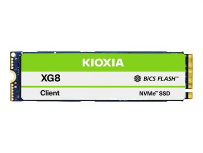 KIOXIA XG8 Series KXG80ZN84T09 - SSD - 4096 GB - internal - M.2 2280 (double-sided) - PCIe 4.0 x4 (NVMe)