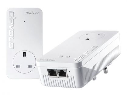 devolo Magic 2 WiFi next - Starter Kit - bridge - Wi-Fi 5 - wall-pluggable