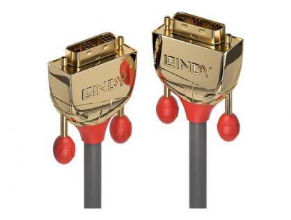 Lindy Gold - DVI cable - DVI-D to DVI-D - 10 m